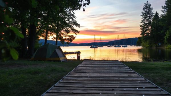 Top 10 campings pour un séjour inoubliable au bord du lac du Bourget
